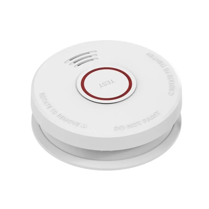 Alarme de fumaça com bateria substituível